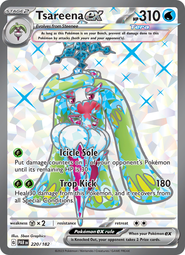 Tsareena ex - Pokémon TCG Card