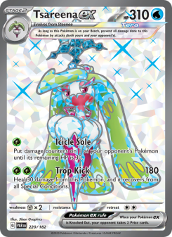 Tsareena ex - pokemon TCG Card