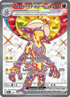 Toxtricity ex - pokemon TCG Card