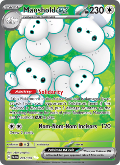 Maushold ex - pokemon TCG Card