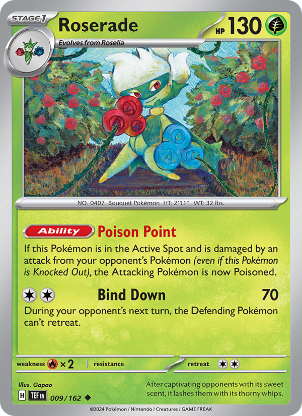 Roserade - Pokémon TCG Card