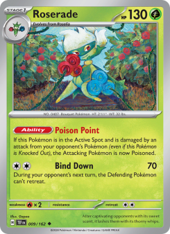 Roserade - pokemon TCG Card