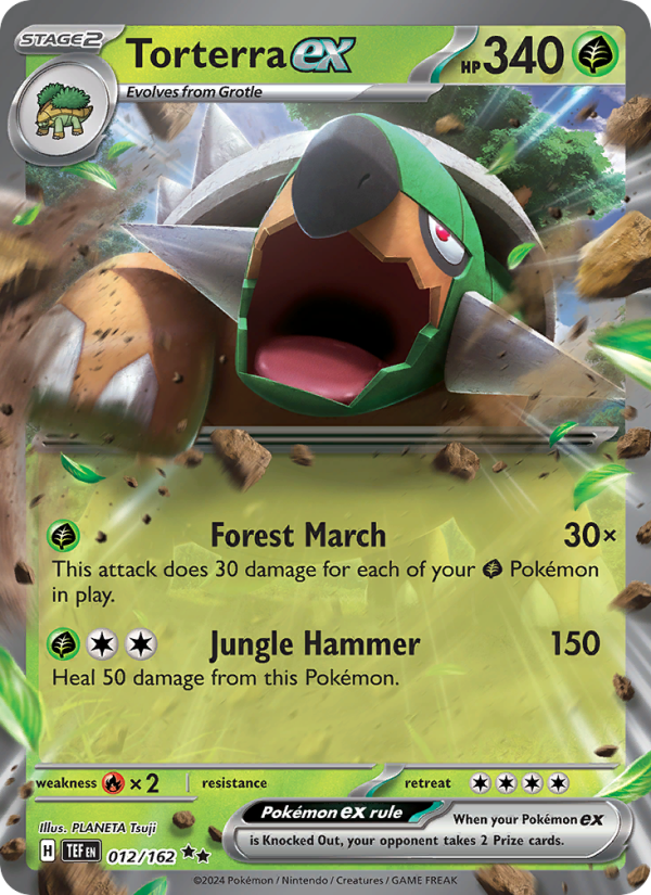 Torterra ex - Pokémon TCG Card