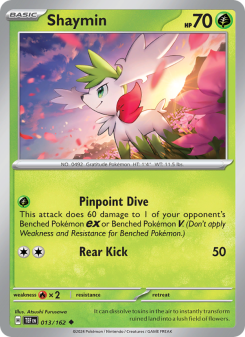Shaymin - pokemon TCG Card