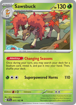 Sawsbuck - pokemon TCG Card