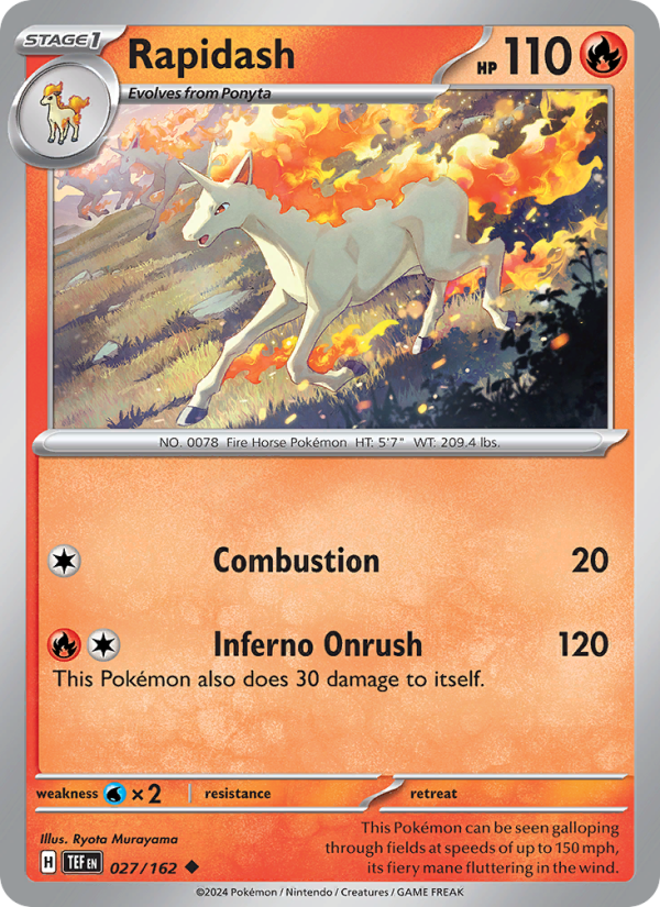 Rapidash - Pokémon TCG Card