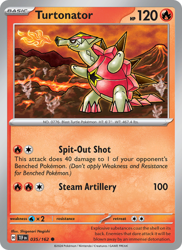 Turtonator - Pokémon TCG Card
