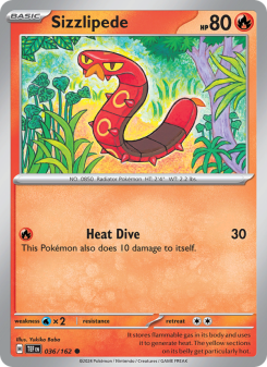 Sizzlipede - pokemon TCG Card