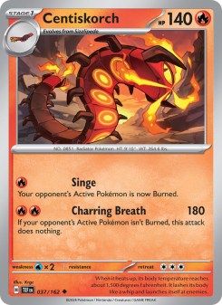 Centiskorch - pokemon TCG Card