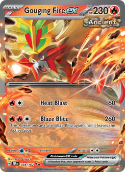 Gouging Fire ex - pokemon TCG Card