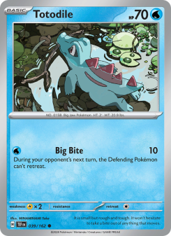 Totodile - pokemon TCG Card
