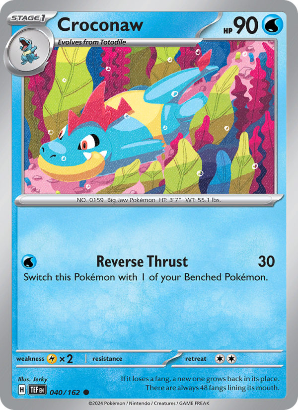 Croconaw - Pokémon TCG Card