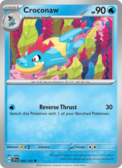 Croconaw - pokemon TCG Card