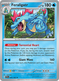 Feraligatr - pokemon TCG Card