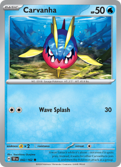 Carvanha - pokemon TCG Card