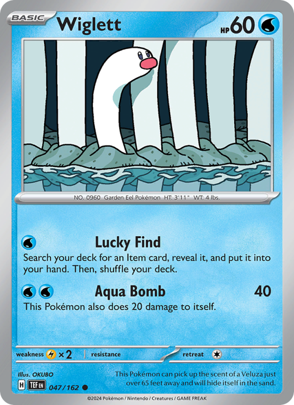 Wiglett - Pokémon TCG Card