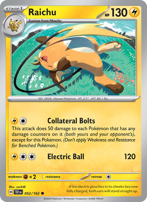 Raichu - Pokémon TCG Card