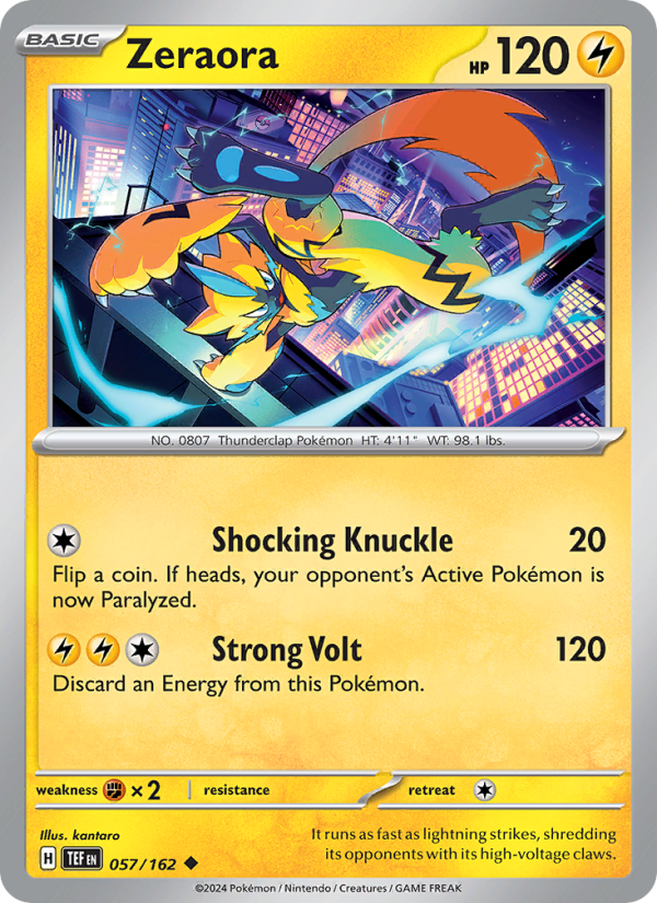 Zeraora - Pokémon TCG Card
