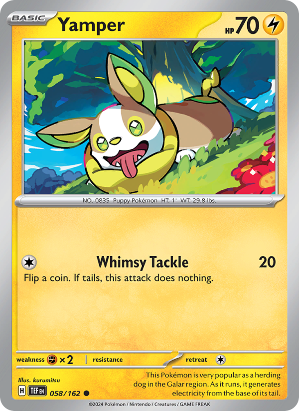 Yamper - Pokémon TCG Card