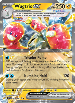 Wugtrio ex - pokemon TCG Card