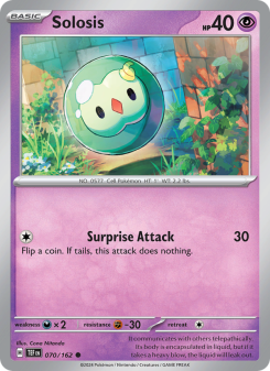 Solosis - pokemon TCG Card