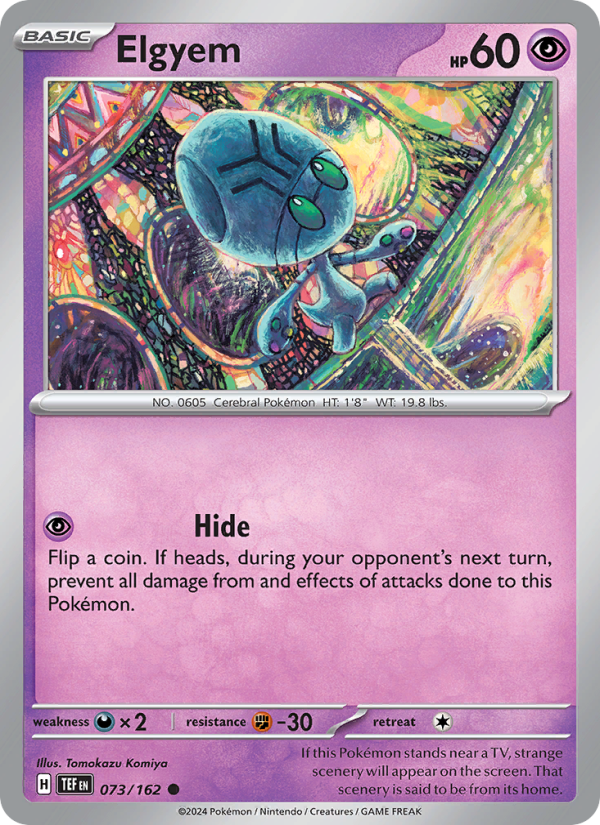 Elgyem - Pokémon TCG Card