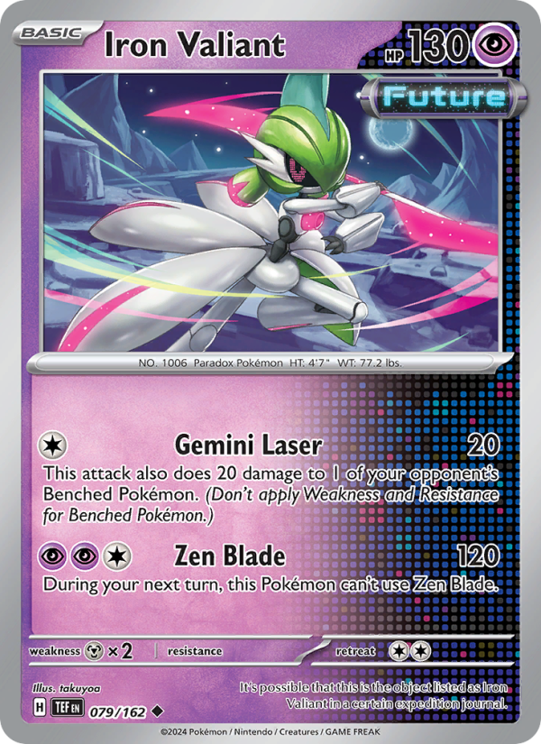 Iron Valiant - Pokémon TCG Card