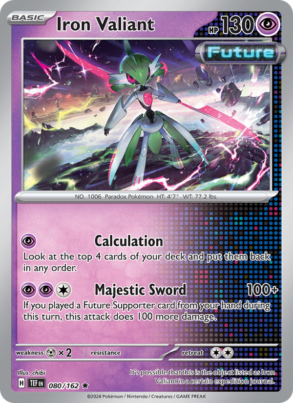 Iron Valiant - Pokémon TCG Card