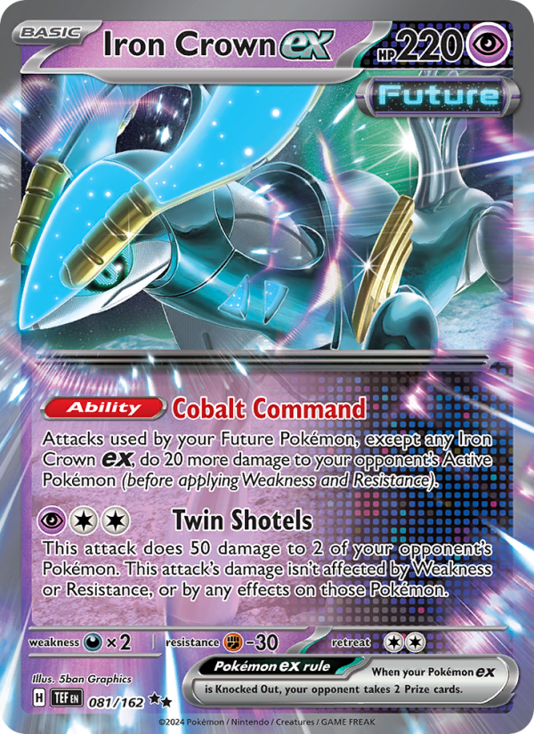 Iron Crown ex - Pokémon TCG Card