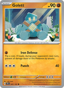 Golett - pokemon TCG Card