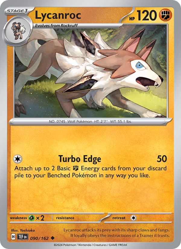 Lycanroc - Pokémon TCG Card