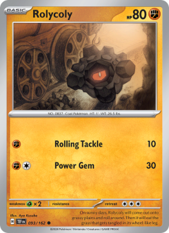 Rolycoly - pokemon TCG Card