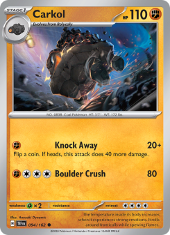 Carkol - pokemon TCG Card