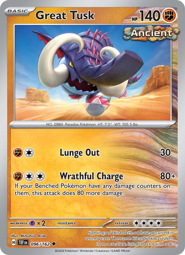 Great Tusk - Pokémon TCG Card
