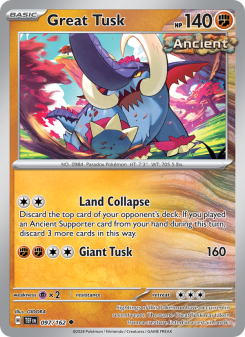 Great Tusk - pokemon TCG Card