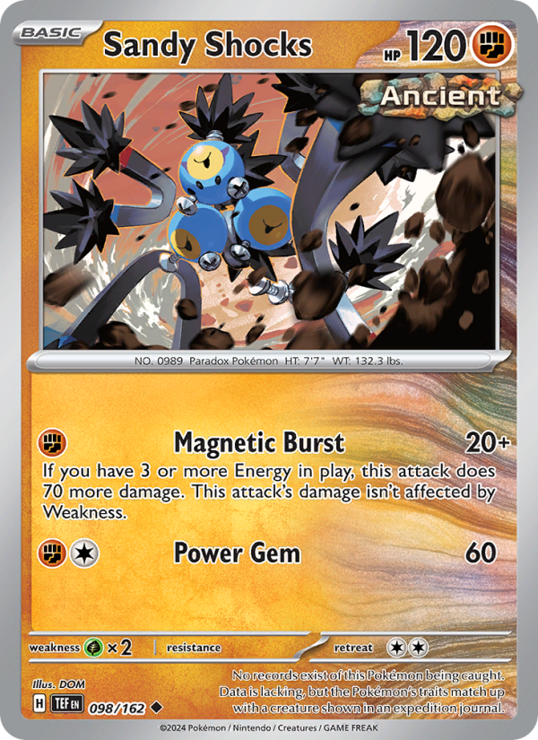 Sandy Shocks - Pokémon TCG Card