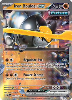 Iron Boulder ex - pokemon TCG Card