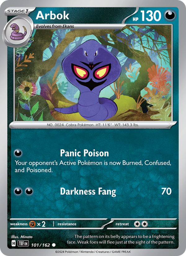 Arbok - Pokémon TCG Card