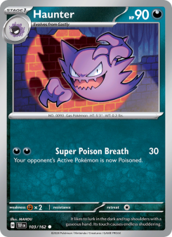 Haunter - pokemon TCG Card