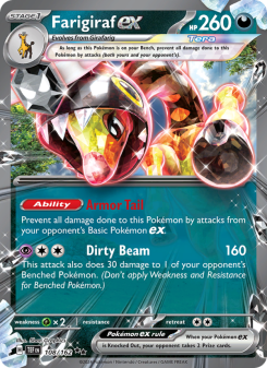 Farigiraf ex - pokemon TCG Card