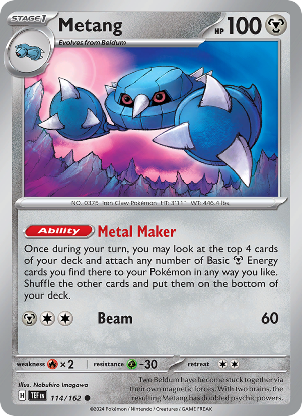 Metang - Pokémon TCG Card