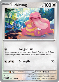 Lickitung - pokemon TCG Card