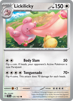 Lickilicky - pokemon TCG Card