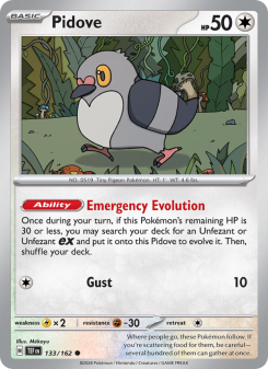 Pidove - pokemon TCG Card