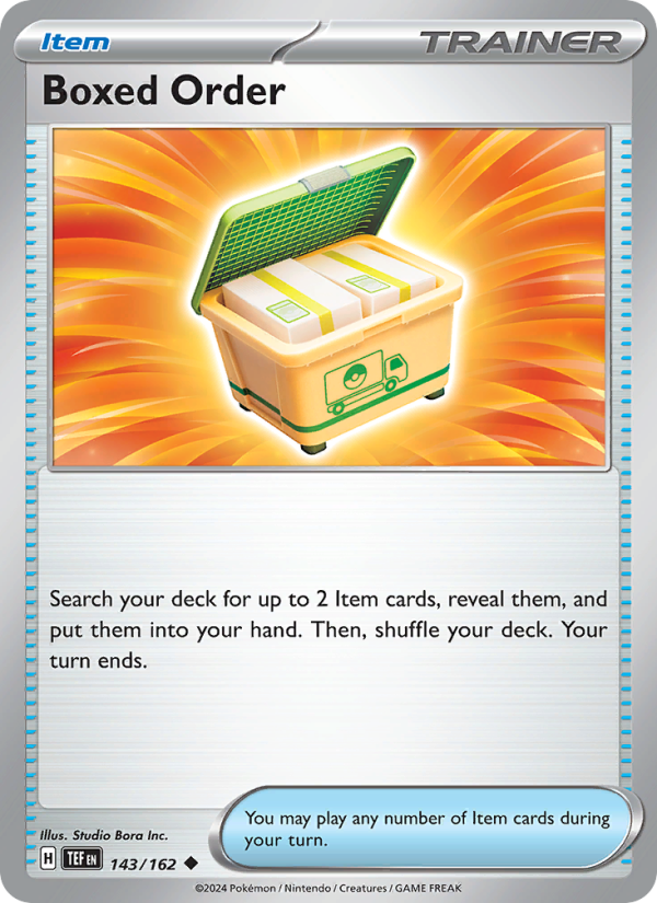 Boxed Order - Pokémon TCG Card