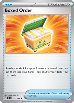 Boxed Order - pokemon TCG Card