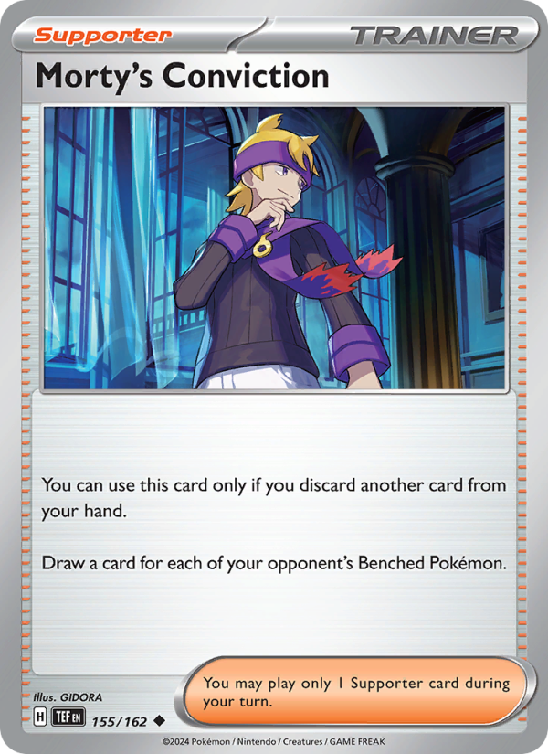 Morty's Conviction - Pokémon TCG Card