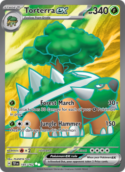 Torterra ex - pokemon TCG Card