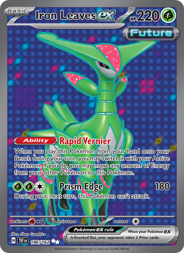 Iron Leaves ex - Pokémon TCG Card