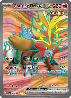 Gouging Fire ex - pokemon TCG Card